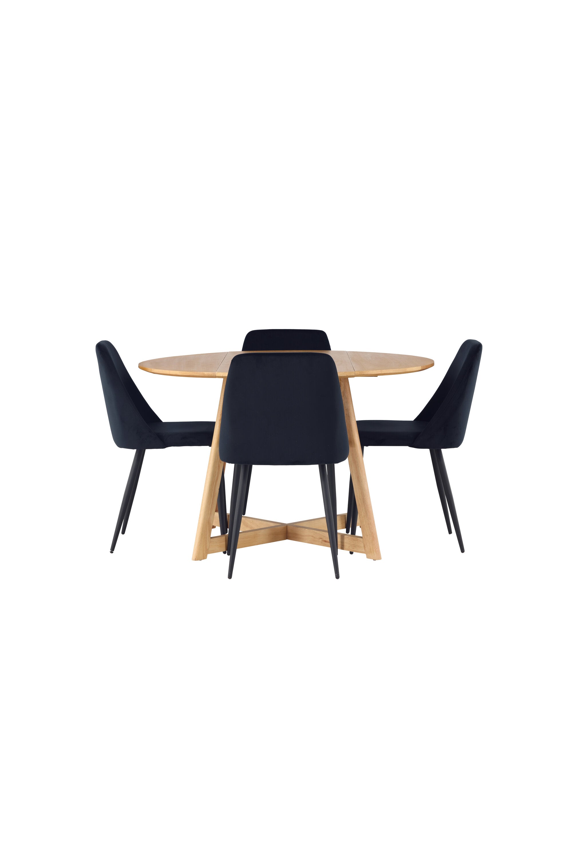 Matgrupp Yadikon med stolarna Night-GR Dining Set-Venture Home-peaceofhome.se