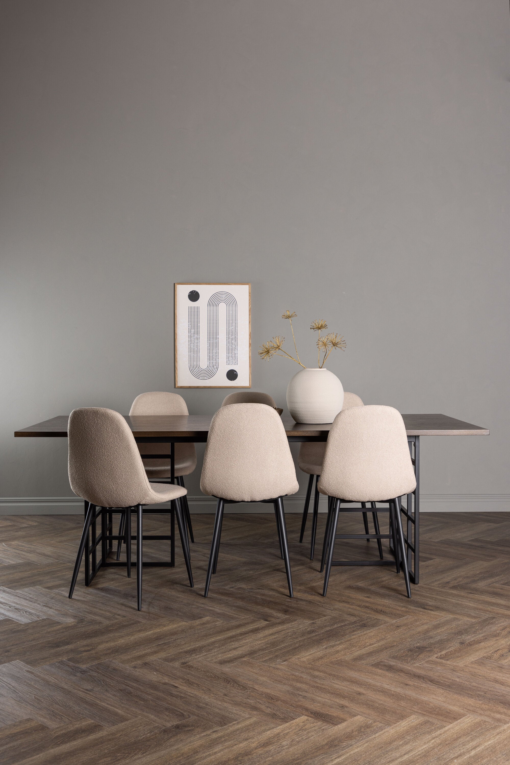 Matgrupp Ystad med stolarna Polar-GR Dining Set-Venture Home-peaceofhome.se