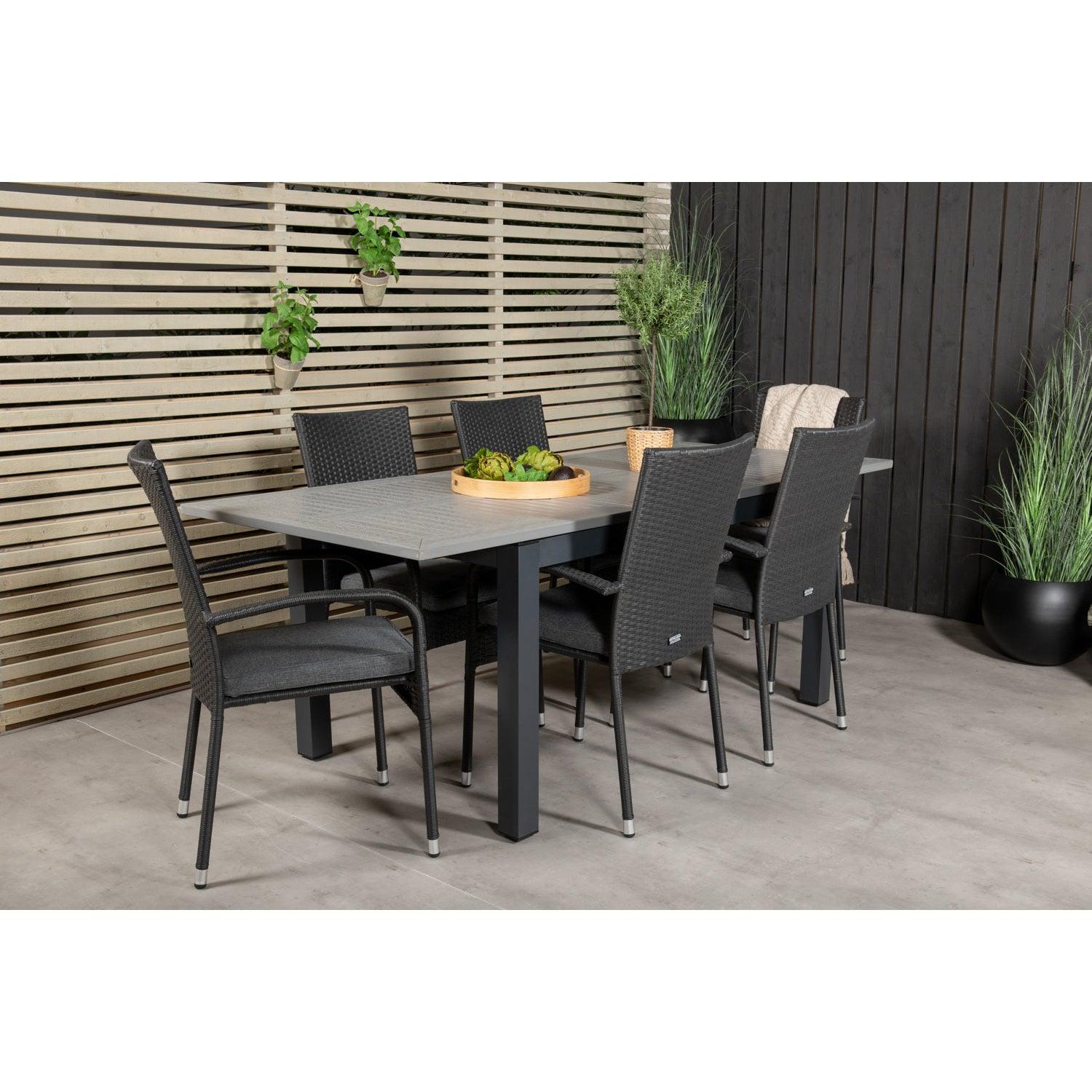 Matgrupp Albany med stolarna Anna-Table Set-Venture Home-peaceofhome.se
