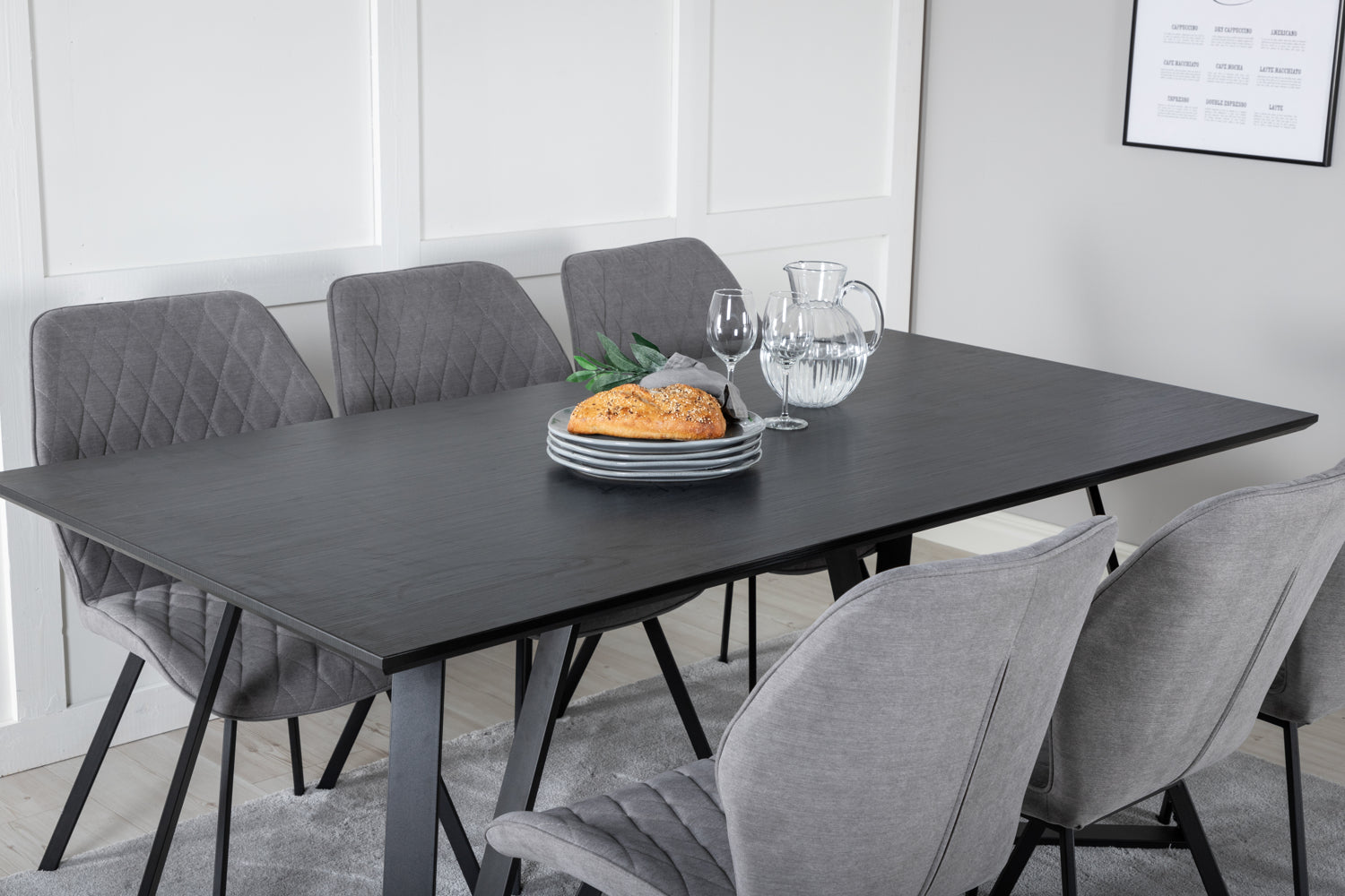 Matgrupp Marina med stolarna Gemma-GR Dining Set-Venture Home-peaceofhome.se