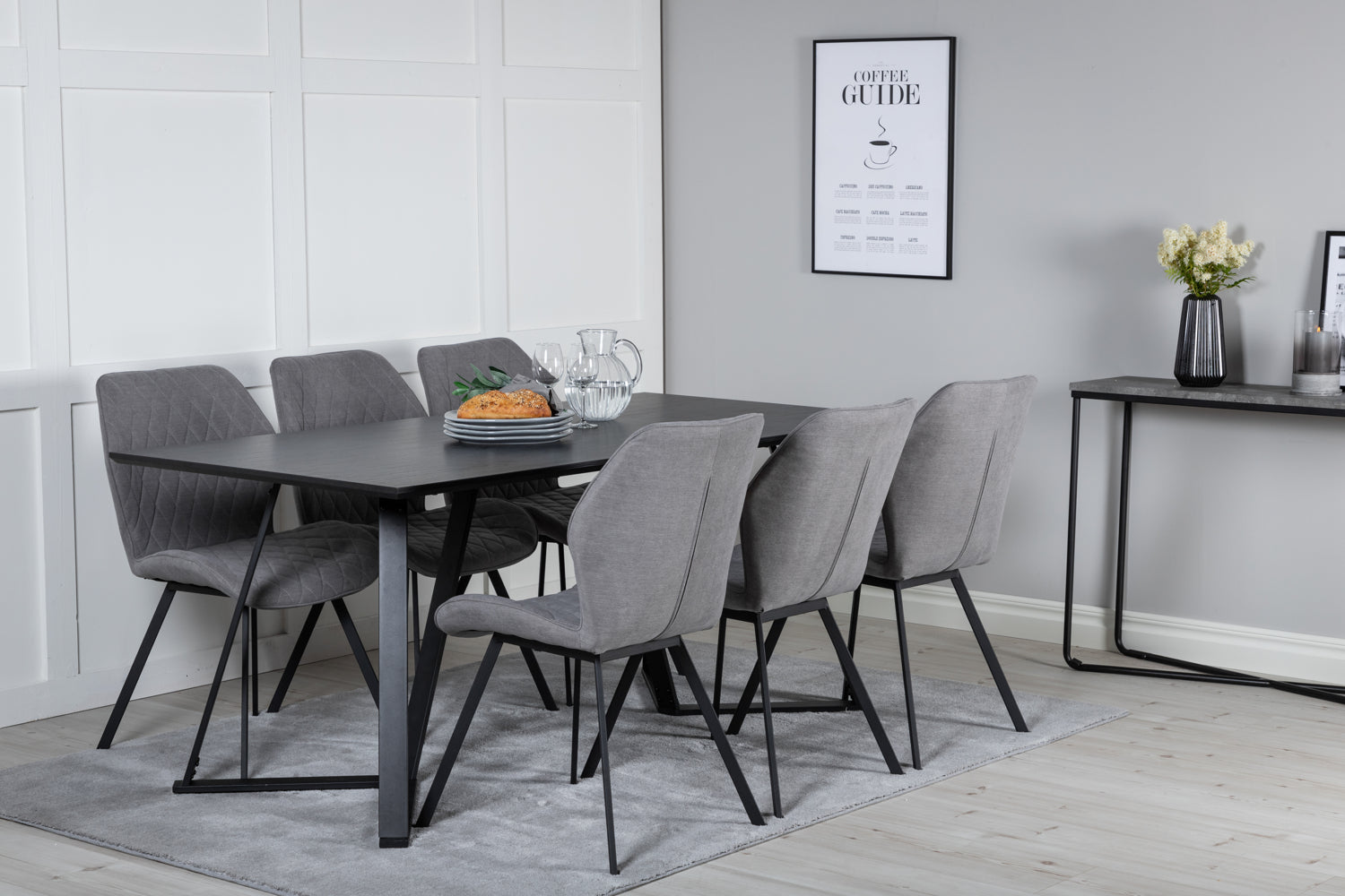 Matgrupp Marina med stolarna Gemma-GR Dining Set-Venture Home-peaceofhome.se