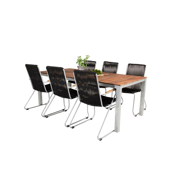 Matgrupp Zenia med stolarna Bois-Table Set-Venture Home-peaceofhome.se