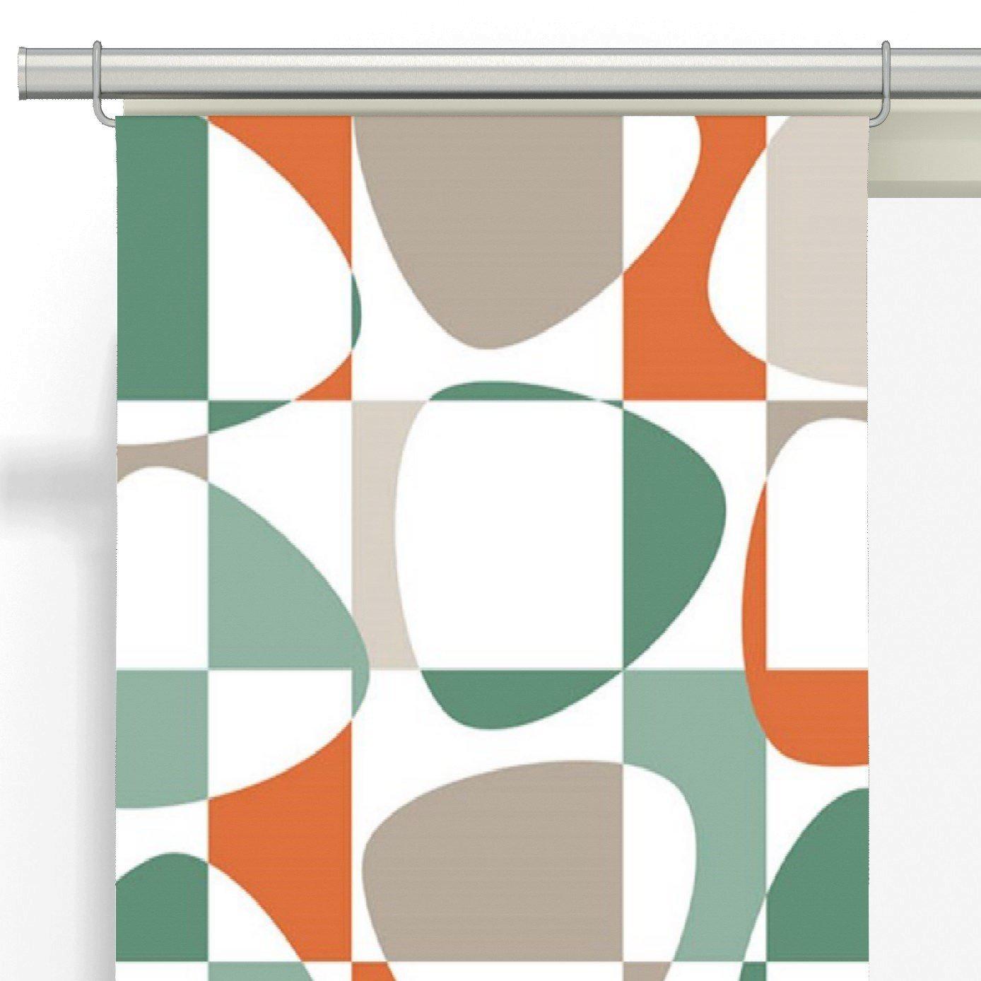 Mosaik Panelgardiner 2-pack-Panelgardin-Arvidssons Textil-peaceofhome.se