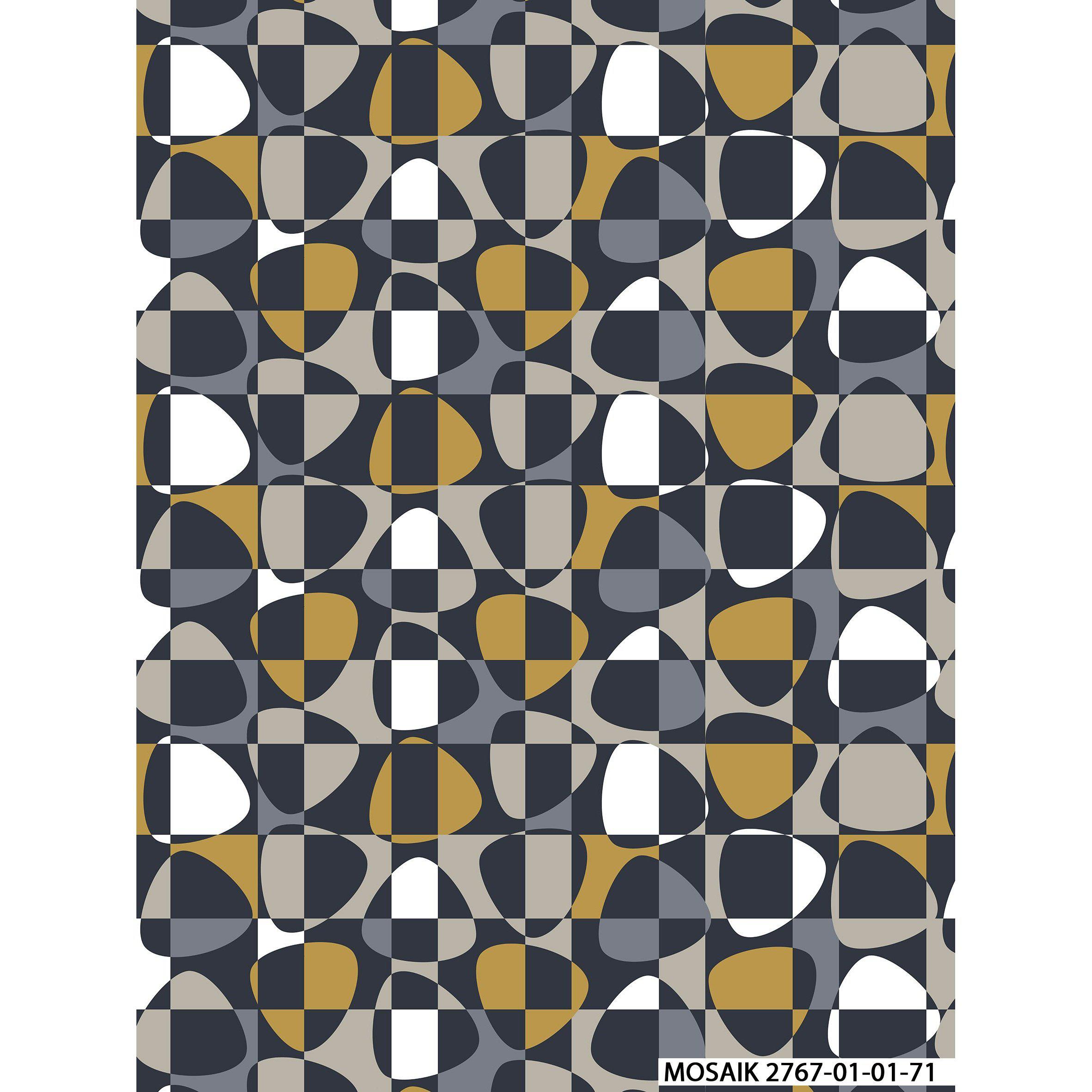 Mosaik Kuddfodral 47x47 cm-Kuddfodral-Arvidssons Textil-peaceofhome.se
