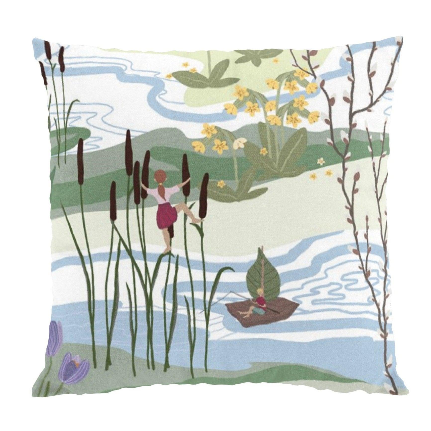 Naturens Lycka Kuddfodral 47x47 cm-Kuddfodral-Arvidssons Textil-Pastell-peaceofhome.se