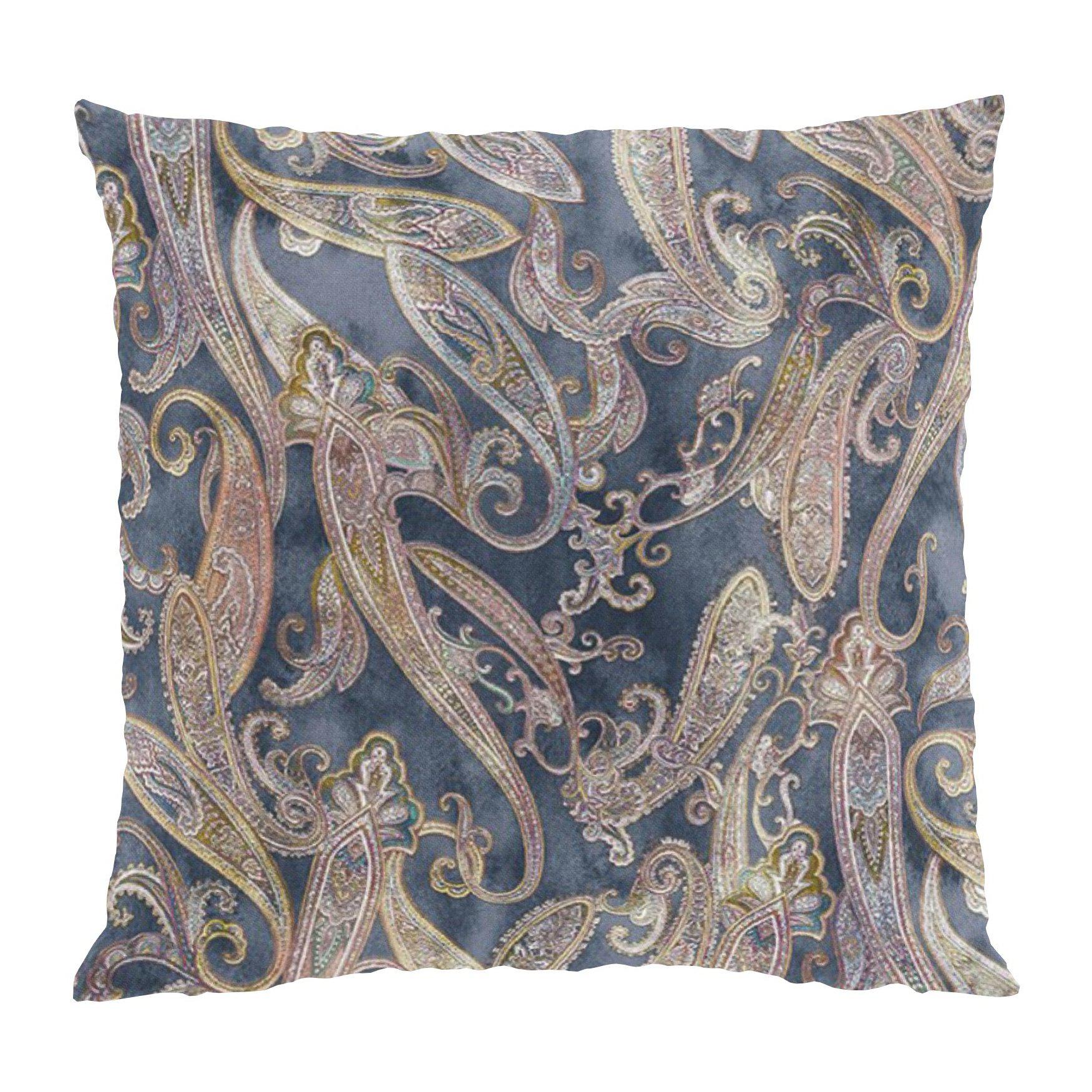 Orient Kuddfodral 47x47 cm-Kuddfodral-Arvidssons Textil-Blå-peaceofhome.se