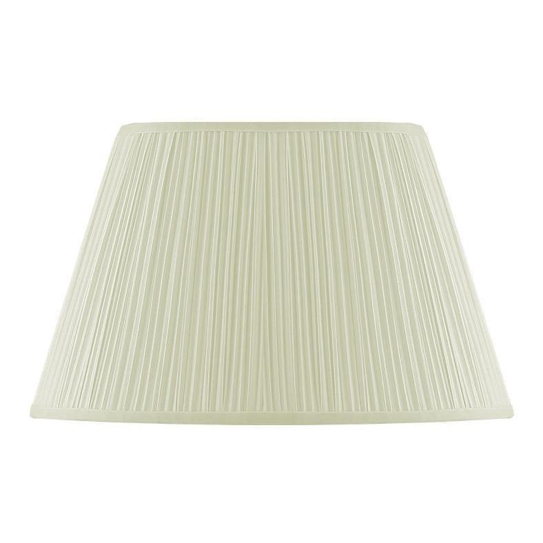 Oval plisserad lampskärm i vitt-Lampskärm-Mr Fredrik-peaceofhome.se