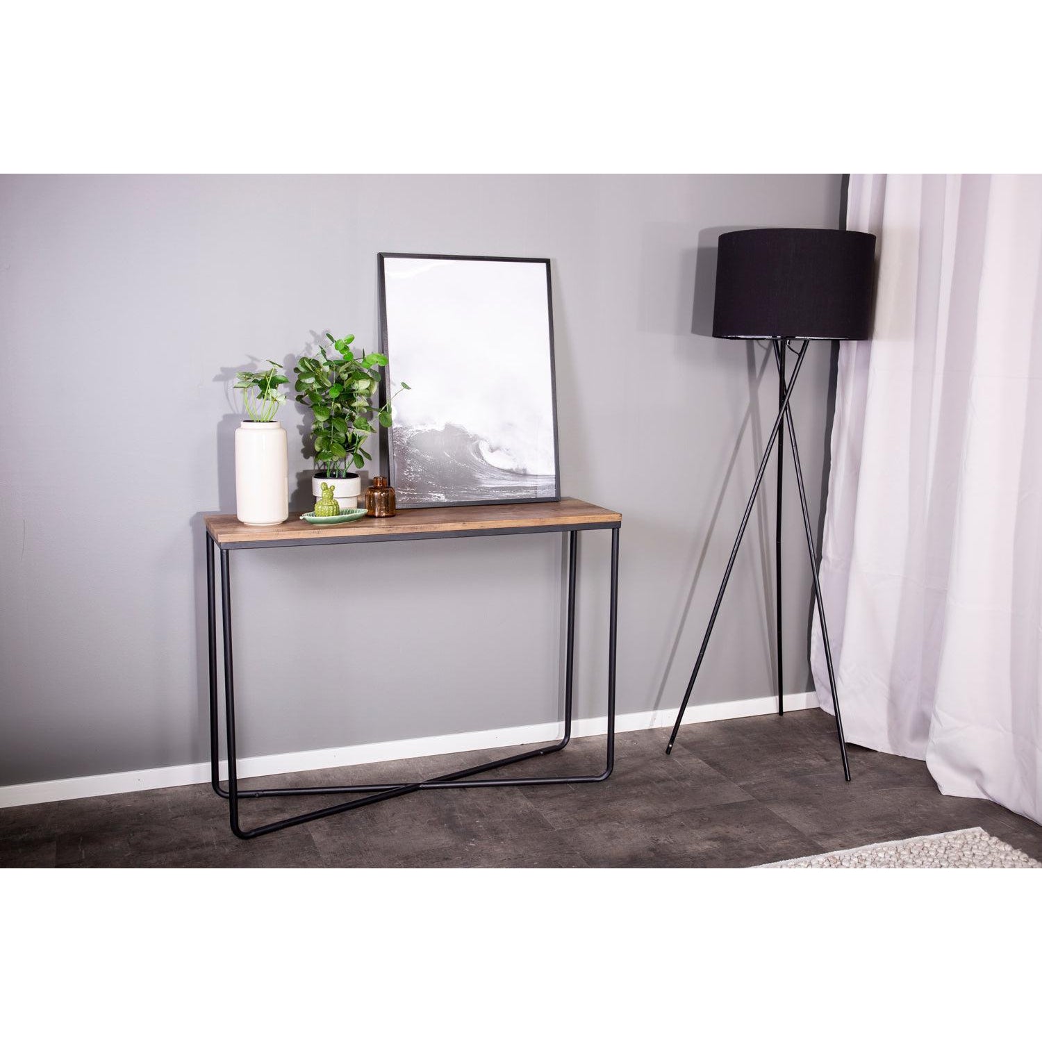 PALACE Sidobord - Natur/Svart-Sidobord-Venture Home-peaceofhome.se