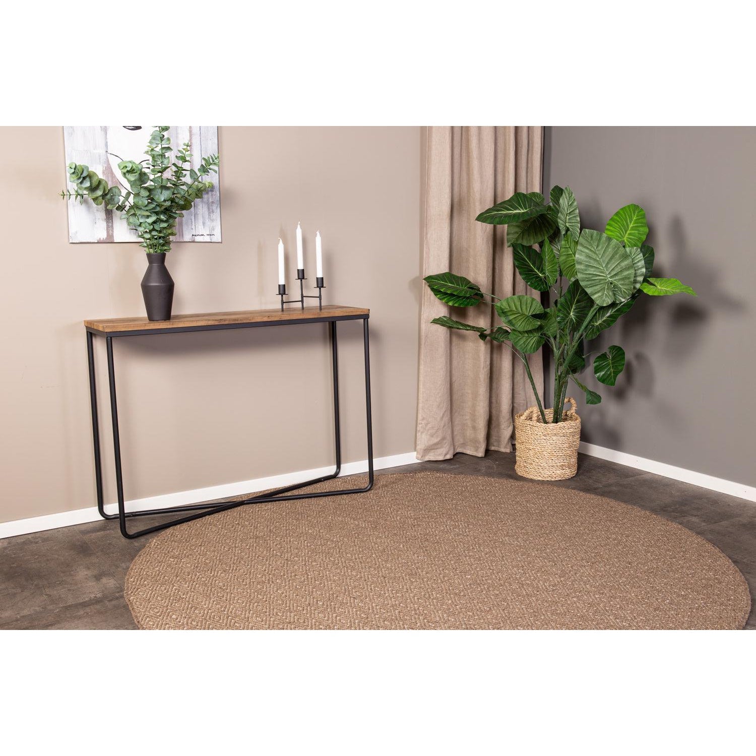 PALACE Sidobord - Natur/Svart-Sidobord-Venture Home-peaceofhome.se