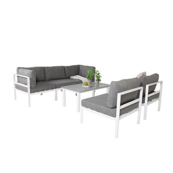 PARMA Soffbord 110x62 + loungesoffa | Utemöbler-Venture Home-peaceofhome.se