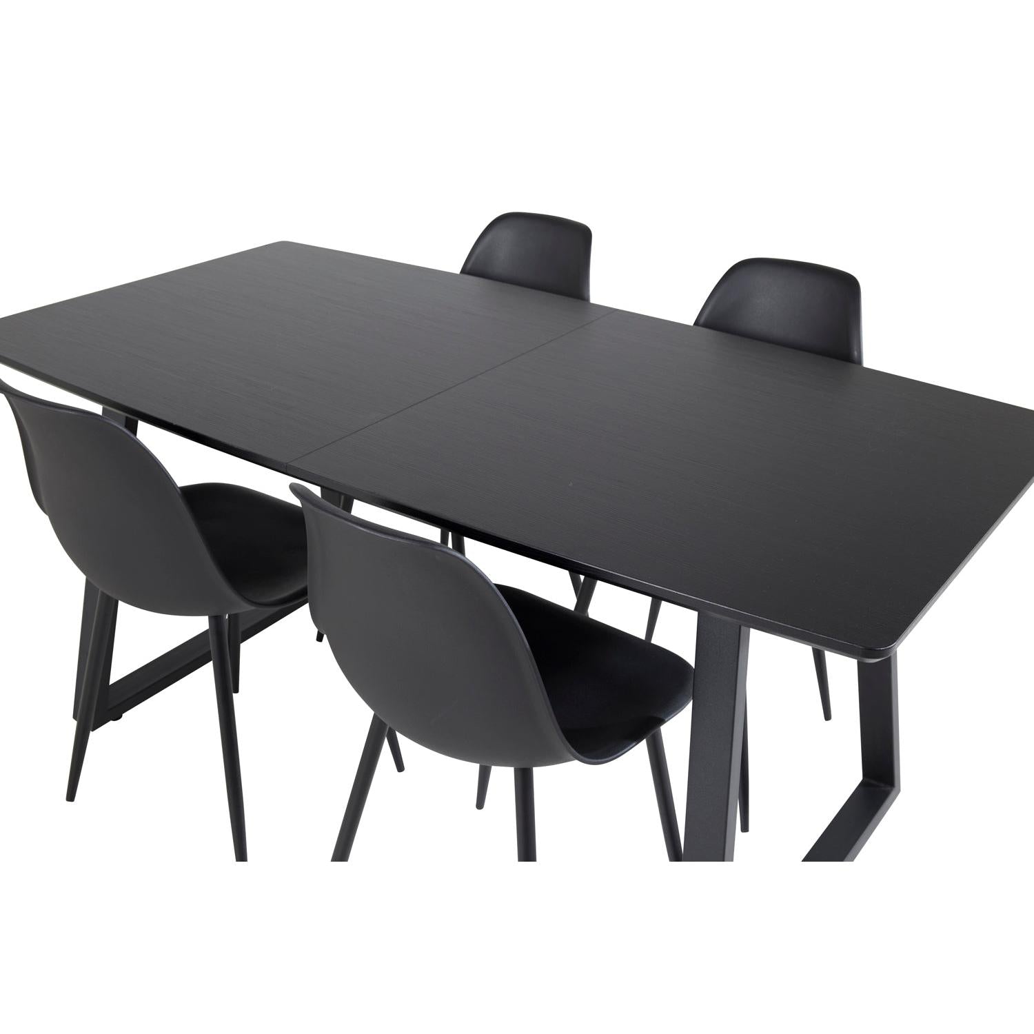 POLAR INCA Matbord 160/200x85 + 4 stolar-Venture Home-peaceofhome.se