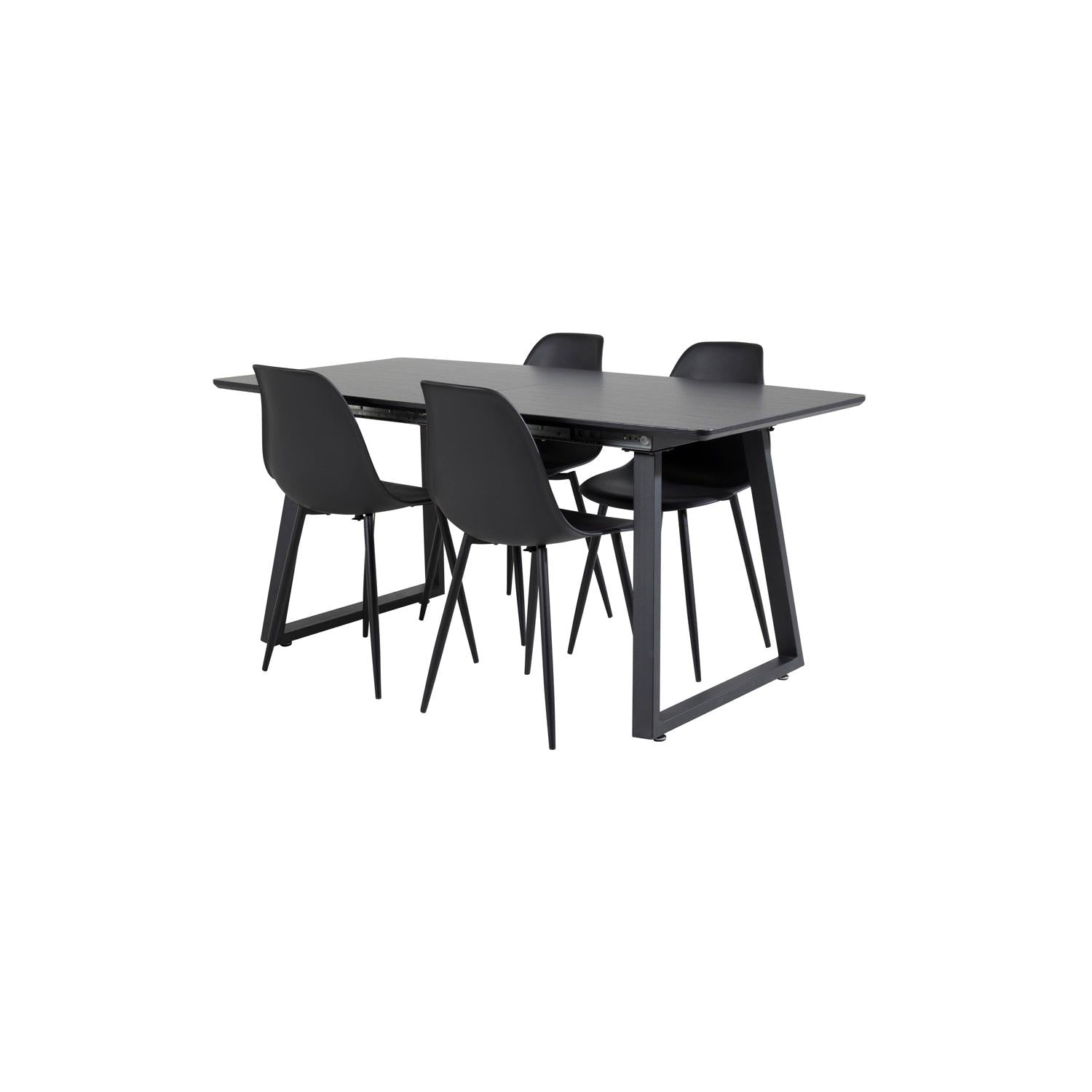 POLAR INCA Matbord 160/200x85 + 4 stolar-Venture Home-peaceofhome.se