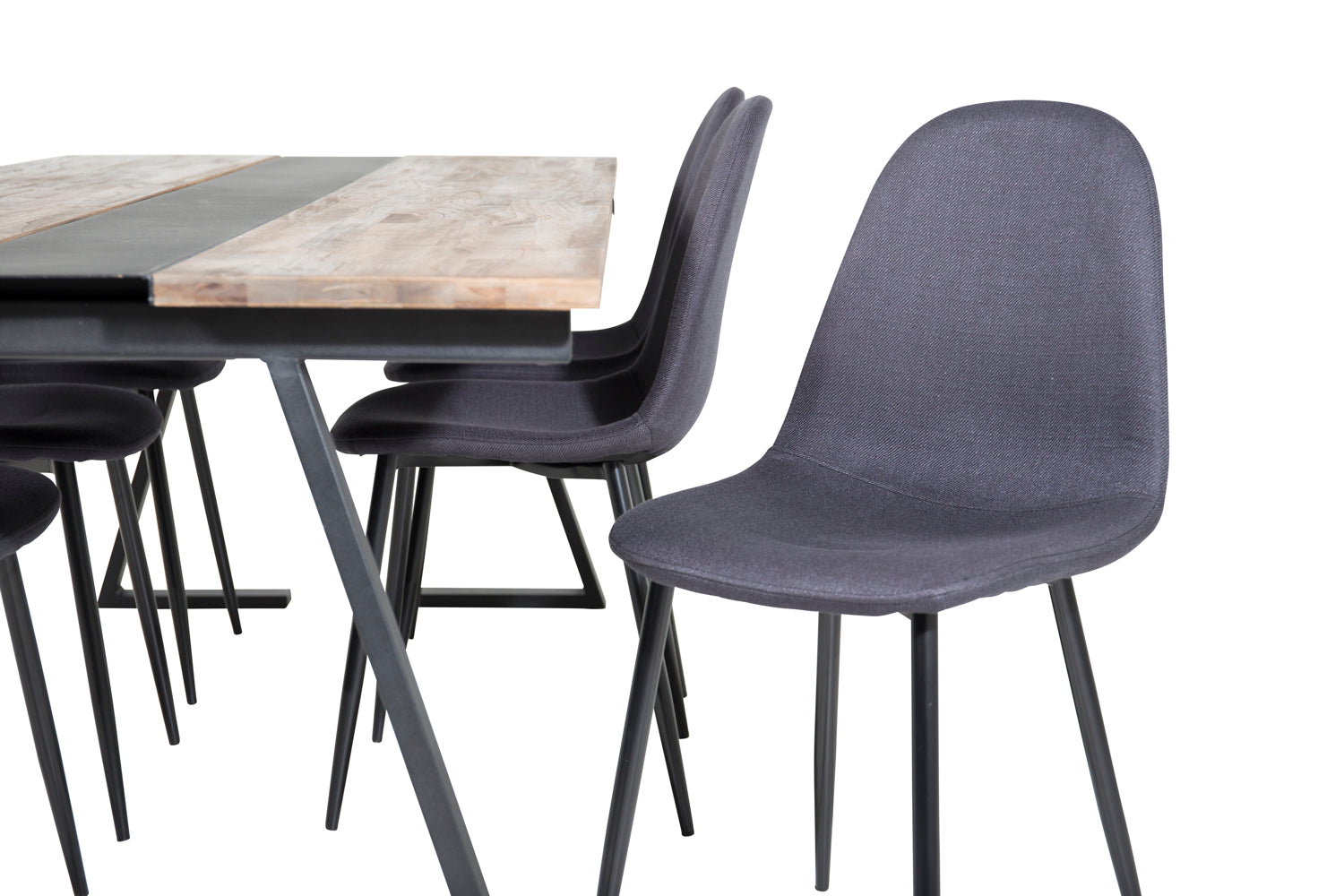 POLAR JAKARTA Matbord 200x90 + 6 stolar-Venture Home-peaceofhome.se