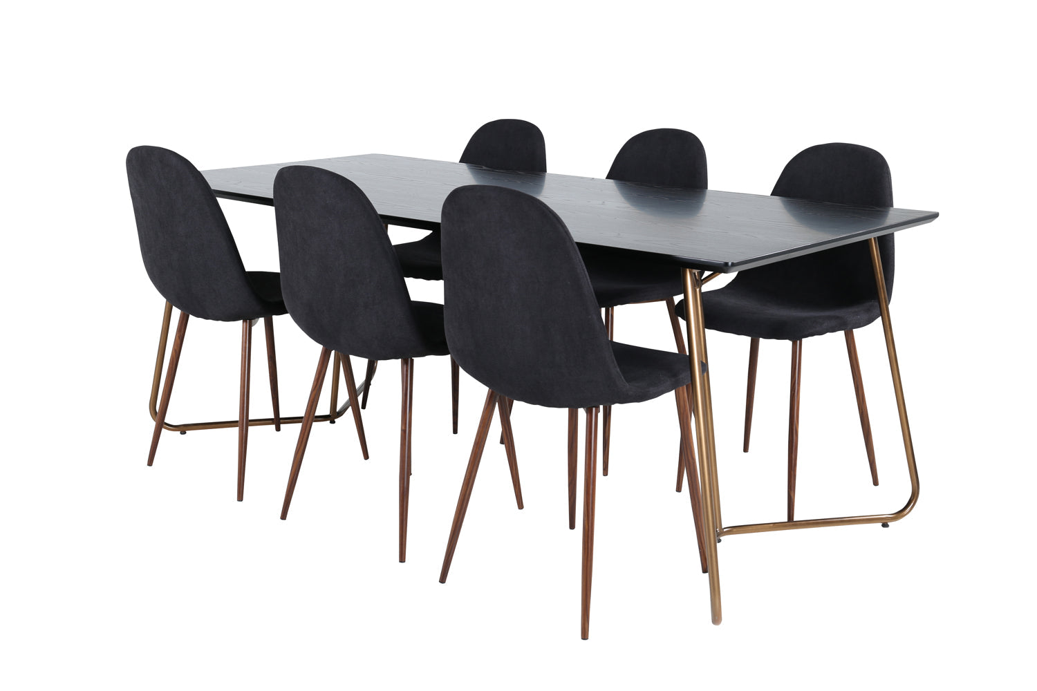 POLAR PETRA Matbord 190x90 + 6 stolar-Venture Home-peaceofhome.se