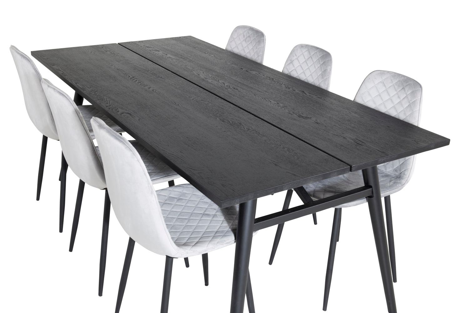 POLAR SLEEK Matbord 195x95 + 6 stolar-Venture Home-peaceofhome.se