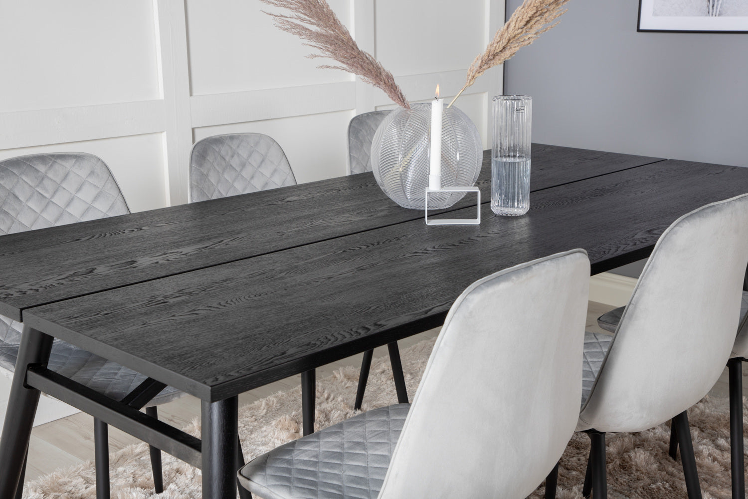 POLAR SLEEK Matbord 195x95 + 6 stolar-Venture Home-peaceofhome.se