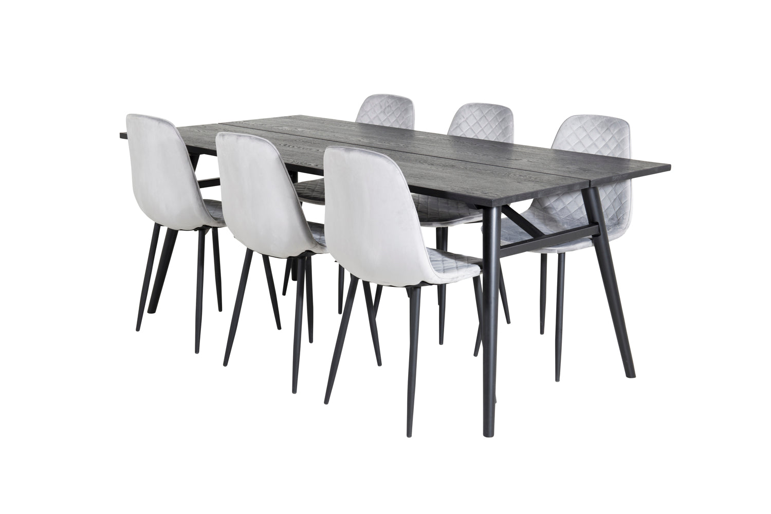 POLAR SLEEK Matbord 195x95 + 6 stolar-Venture Home-peaceofhome.se
