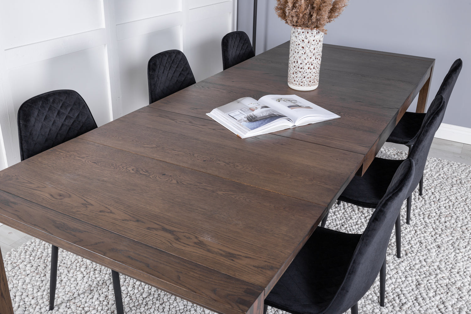 POLAR SLIDER Matbord 170/250x95 + 6 stolar-Venture Home-peaceofhome.se