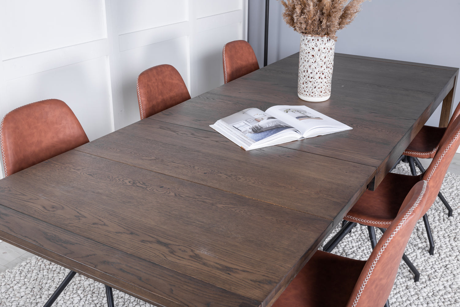 POLAR SLIDER Matbord 170/250x95 + 6 stolar-Venture Home-peaceofhome.se