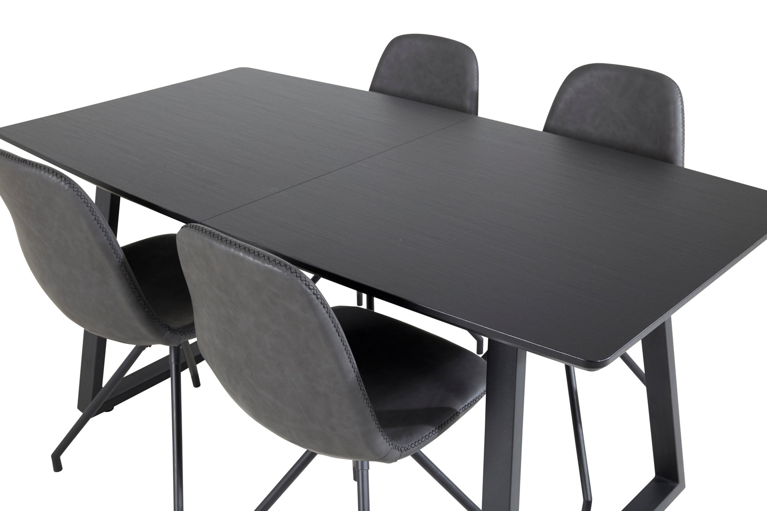 POLAR INCA Matbord 120/160x90 + 4 stolar-Venture Home-peaceofhome.se