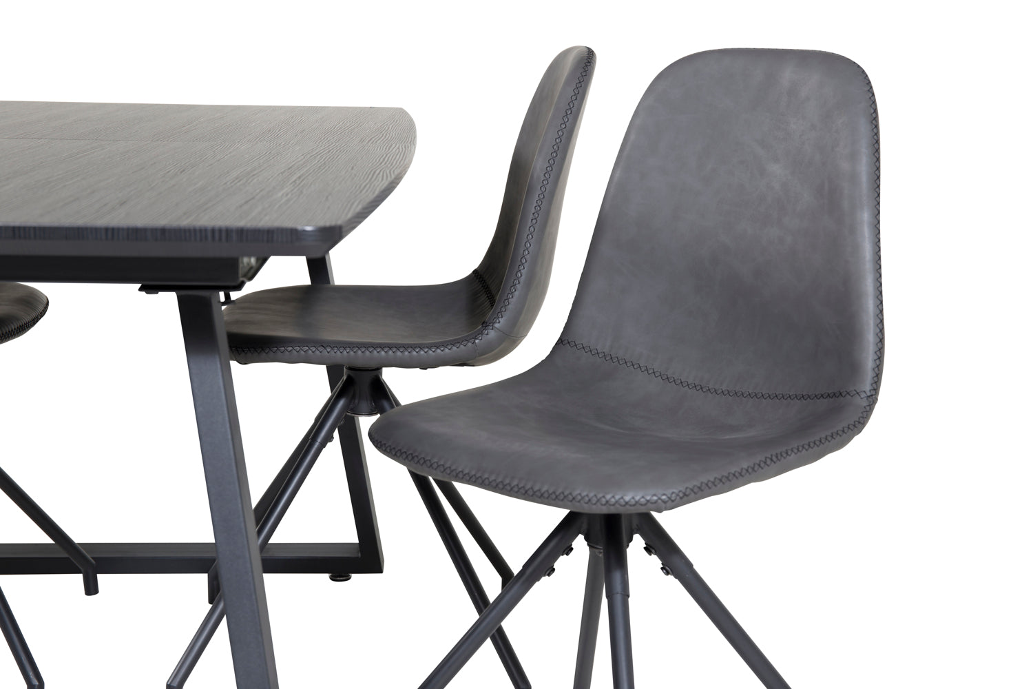 POLAR INCA Matbord 120/160x90 + 4 stolar-Venture Home-peaceofhome.se