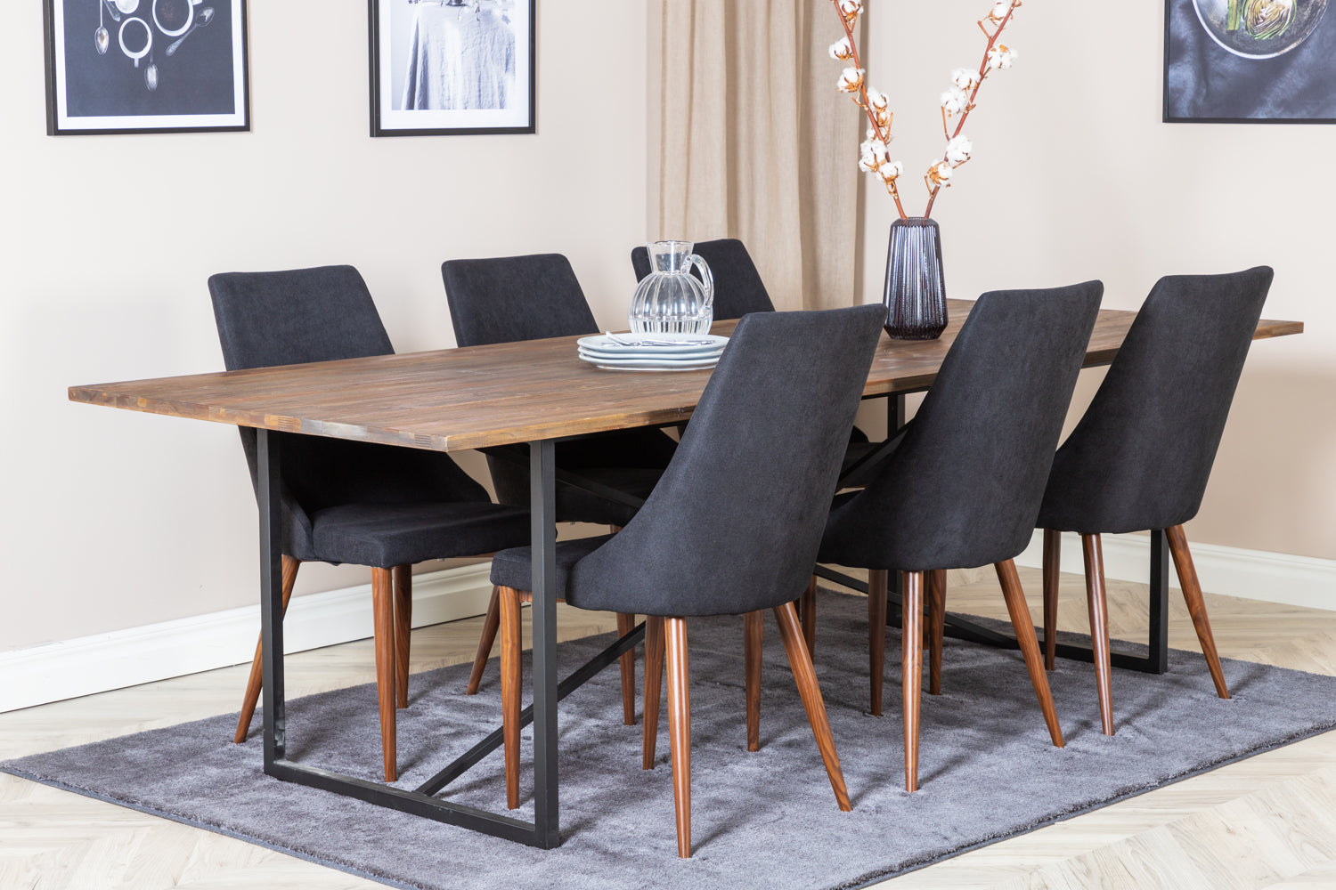 Padang Rektangulär Matgrupp-GR Dining Set-Venture Home-peaceofhome.se