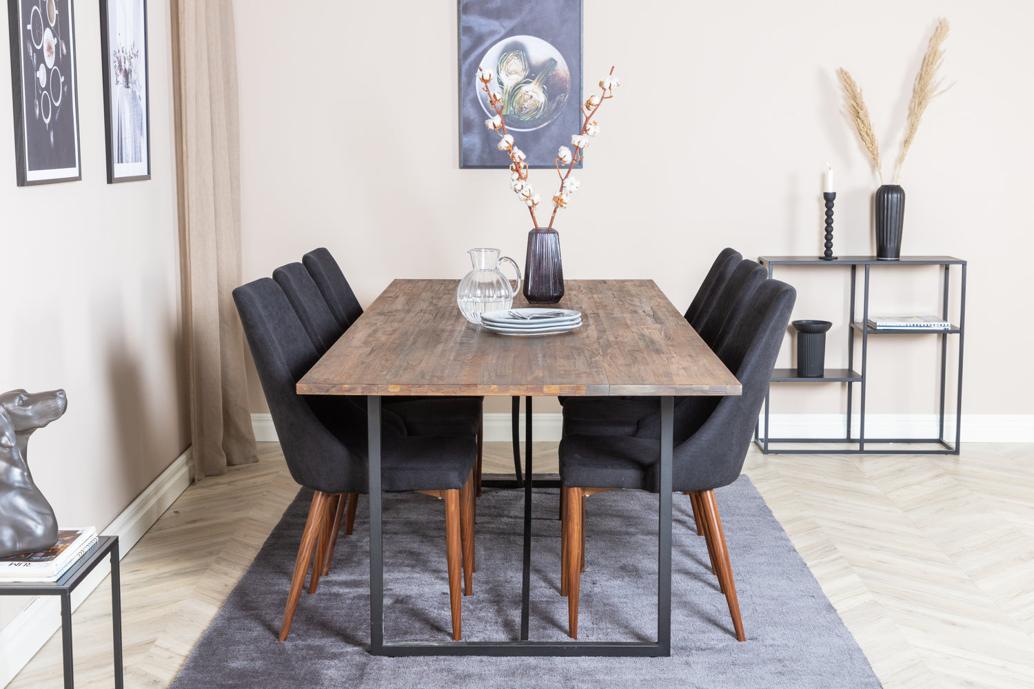 Padang Rektangulär Matgrupp-GR Dining Set-Venture Home-peaceofhome.se