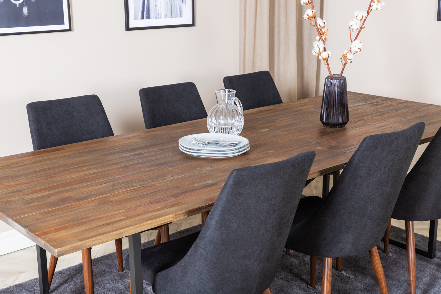 Padang Rektangulär Matgrupp-GR Dining Set-Venture Home-peaceofhome.se