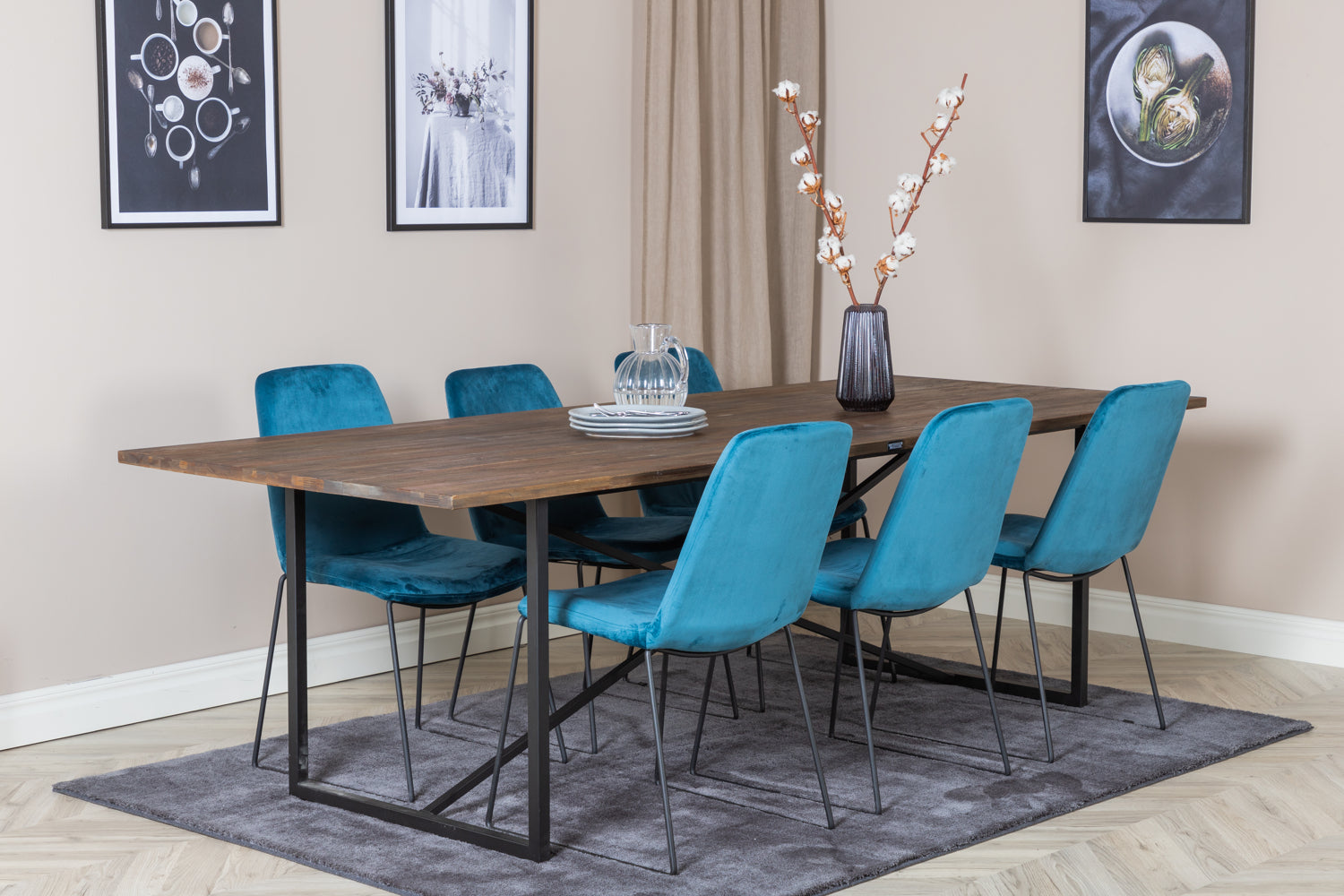 Padang Rektangulär Matgrupp-GR Dining Set-Venture Home-peaceofhome.se