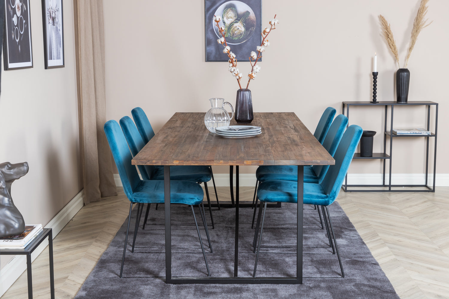 Padang Rektangulär Matgrupp-GR Dining Set-Venture Home-peaceofhome.se
