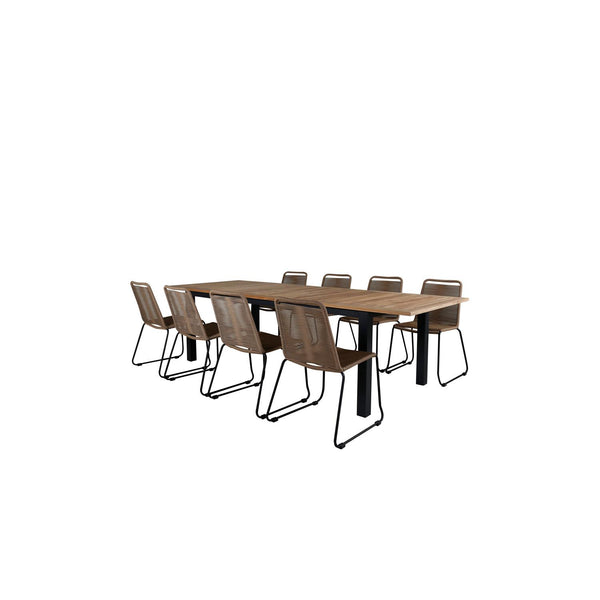 Panama Rektangulär Matgrupp-Table Set-Venture Home-peaceofhome.se