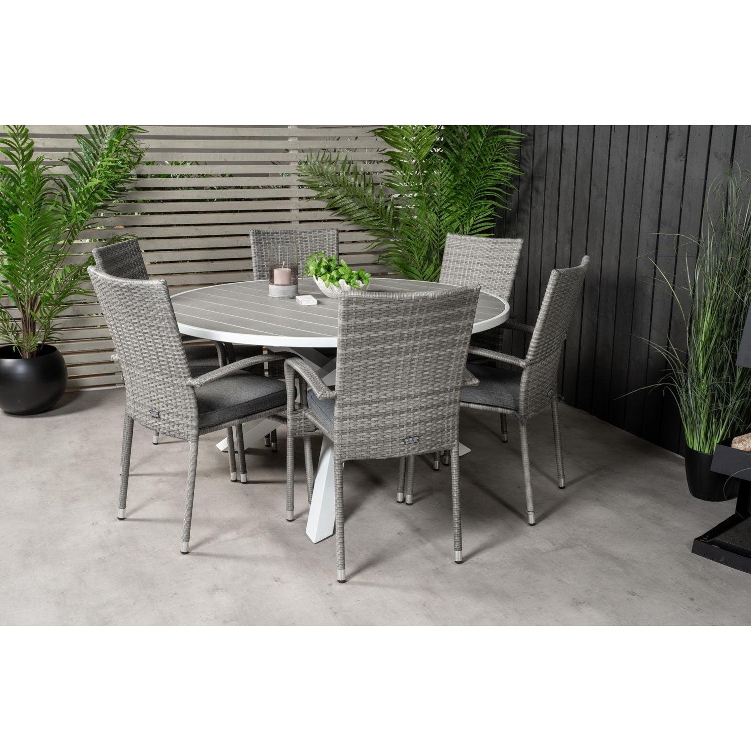 Parma Rund Matgrupp-Table Set-Venture Home-peaceofhome.se
