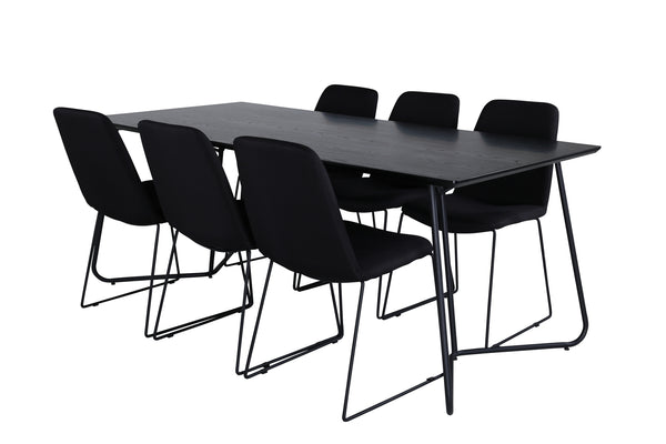 Petra Rektangulär Matgrupp-GR Dining Set-Venture Home-peaceofhome.se