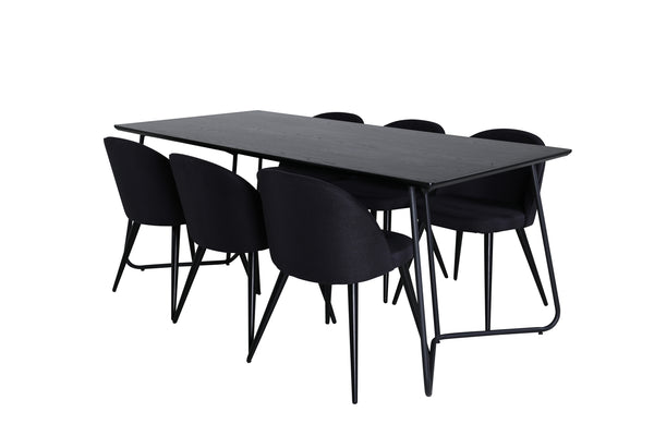 Petra Rektangulär Matgrupp-GR Dining Set-Venture Home-peaceofhome.se