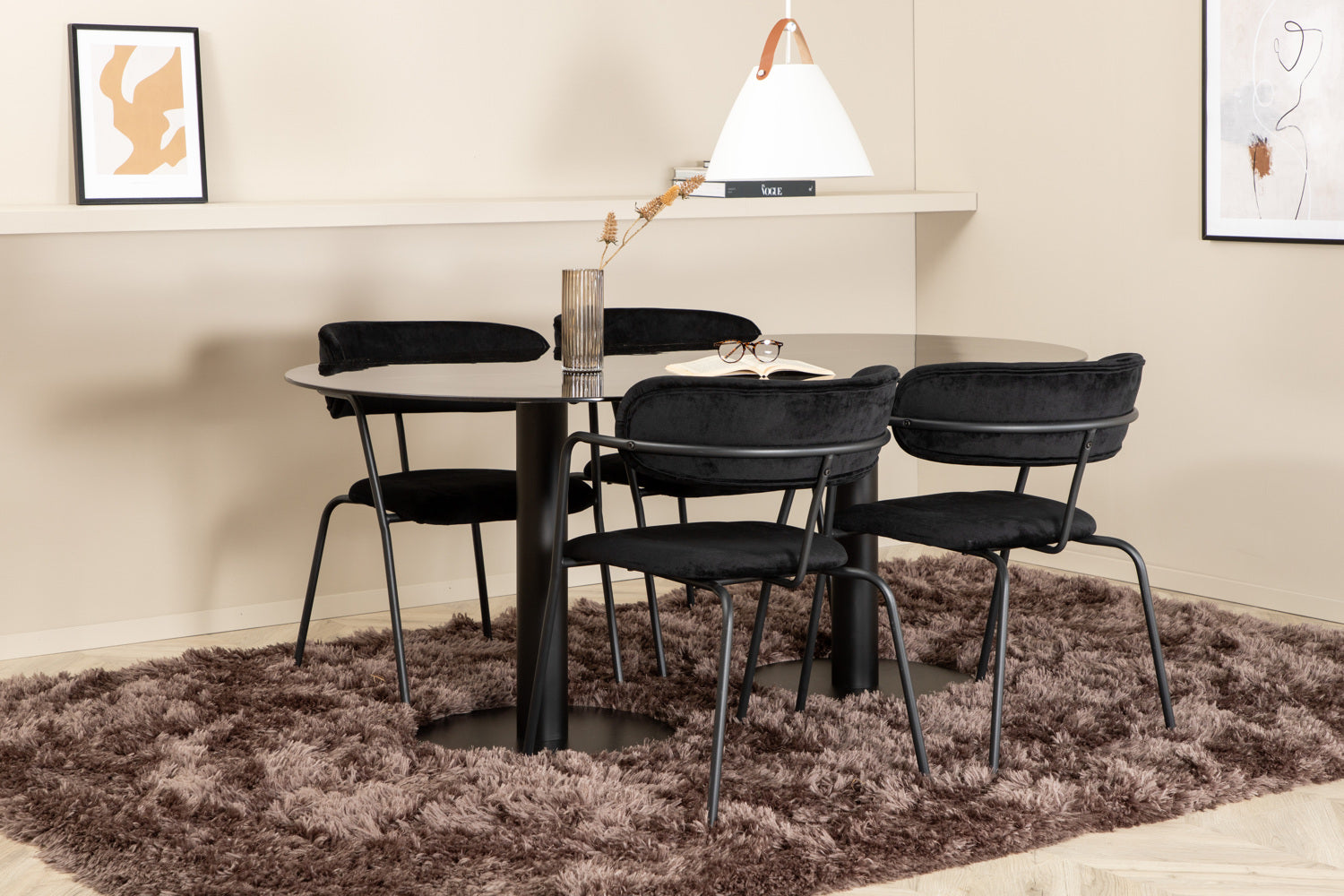 Pillan Oval Matgrupp-GR Dining Set-Venture Home-peaceofhome.se