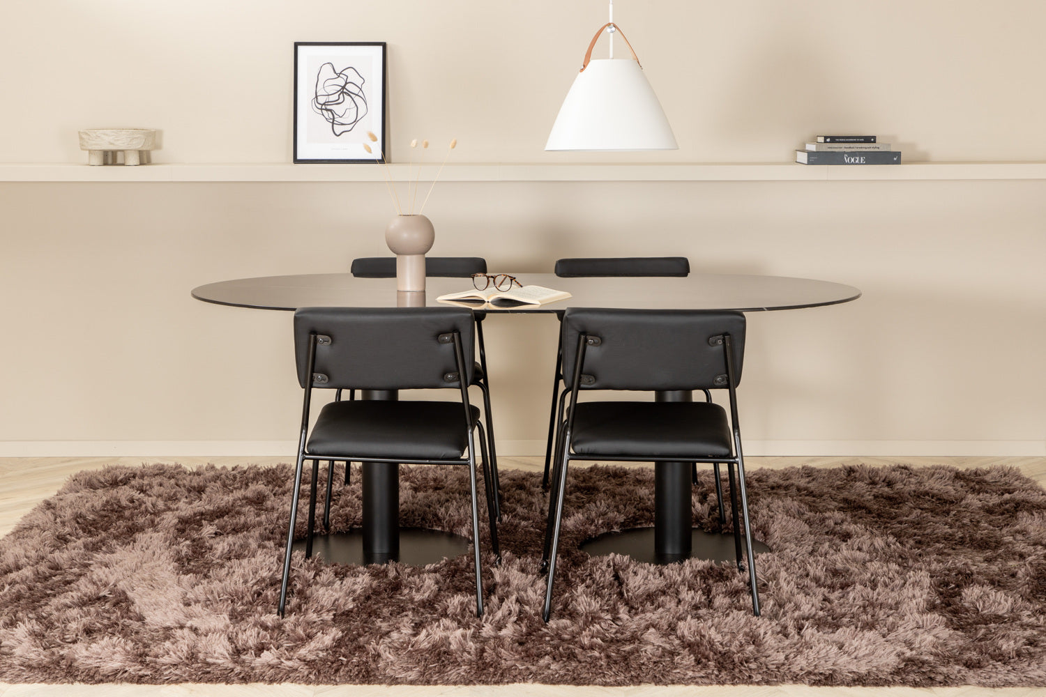 Pillan Oval Matgrupp-GR Dining Set-Venture Home-peaceofhome.se