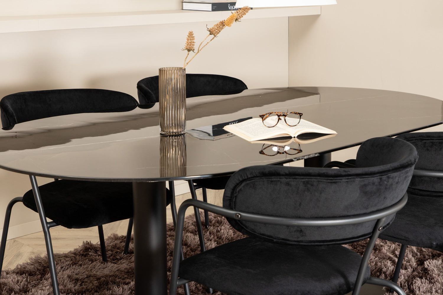 Pillan Oval Matgrupp-GR Dining Set-Venture Home-peaceofhome.se