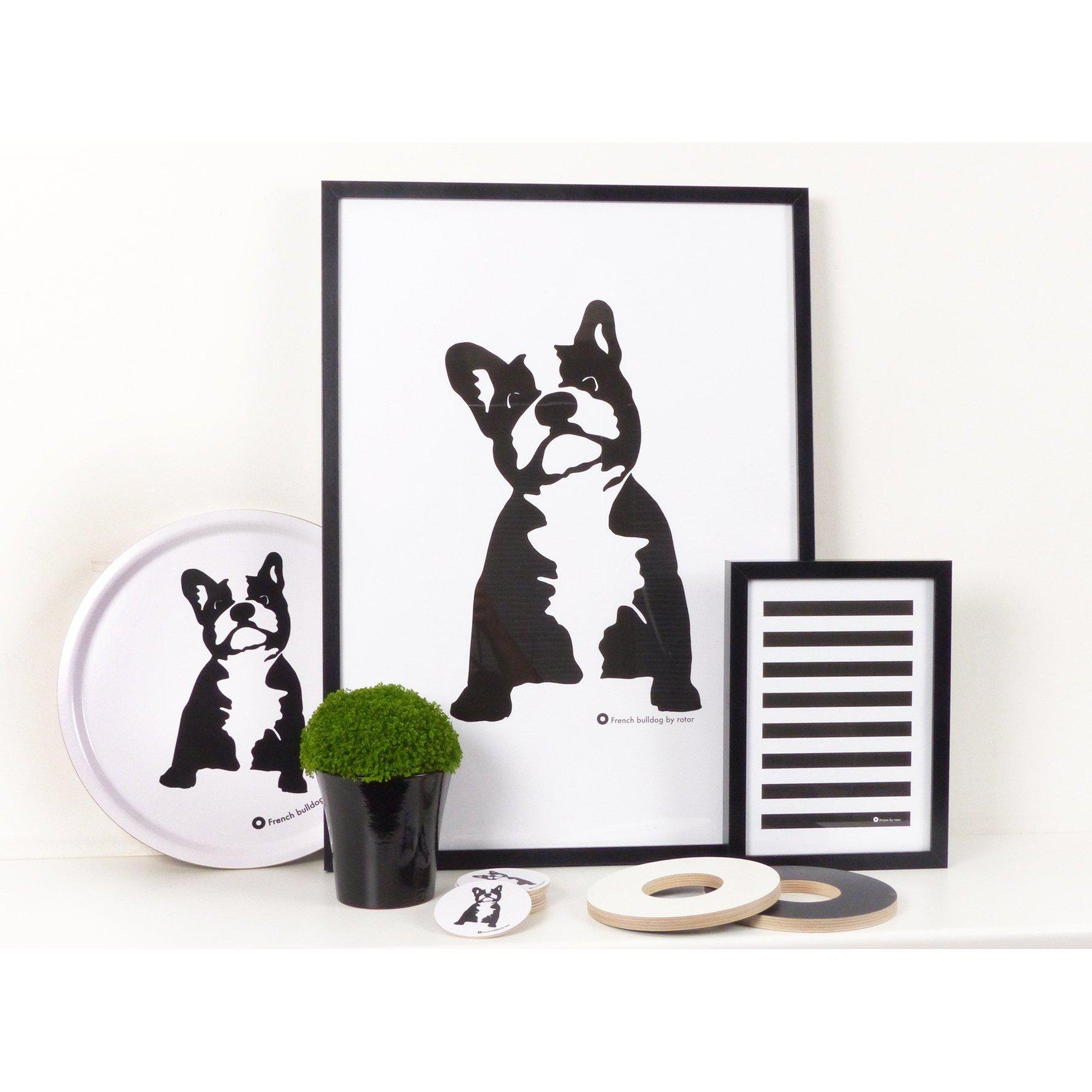 Poster French Bulldog-Poster-Rotor Design-peaceofhome.se