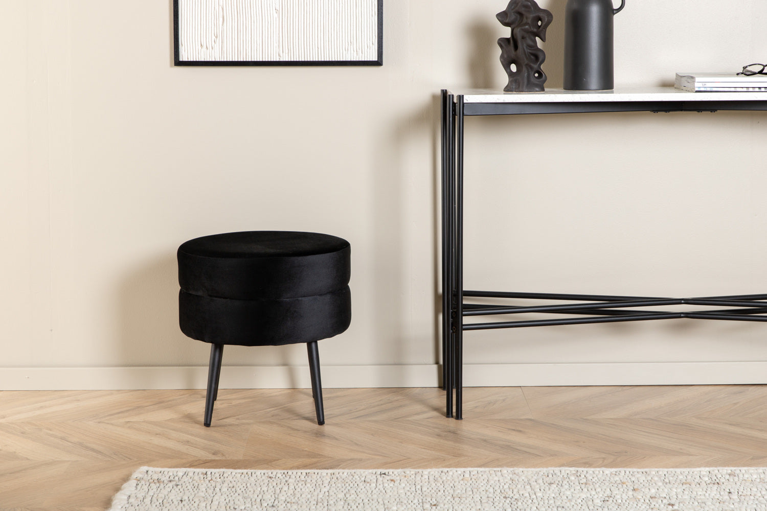 Pot Puff-Ottoman / Pouf-Venture Home-peaceofhome.se
