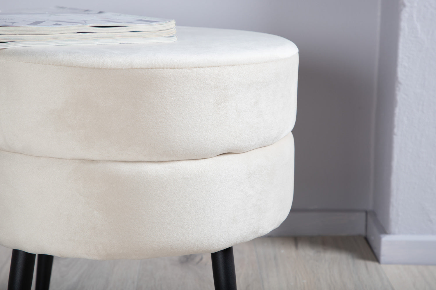 Pot Puff-Ottoman / Pouf-Venture Home-peaceofhome.se