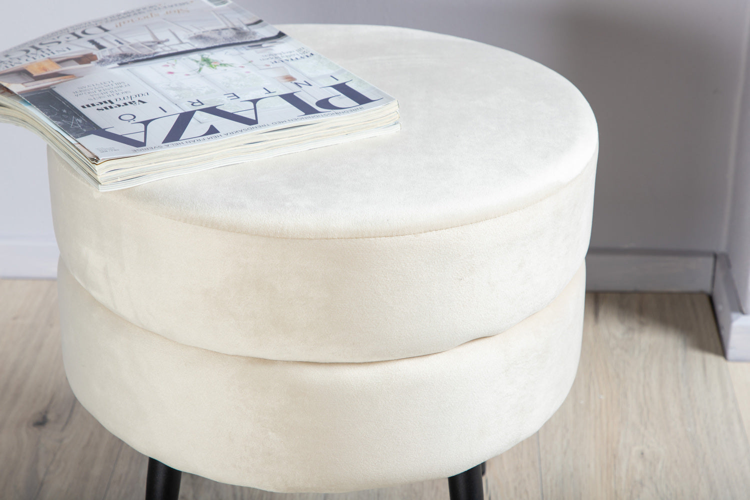 Pot Puff-Ottoman / Pouf-Venture Home-peaceofhome.se