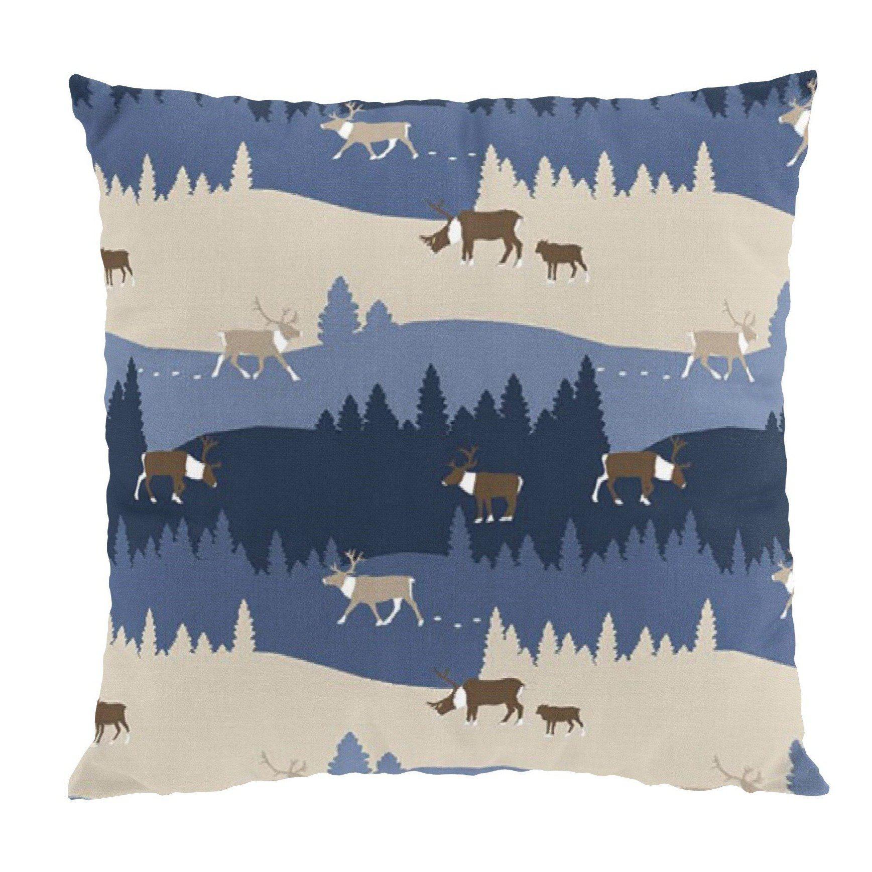 Renland Kuddfodral 47x47 cm-Kuddfodral-Arvidssons Textil-Blå-peaceofhome.se