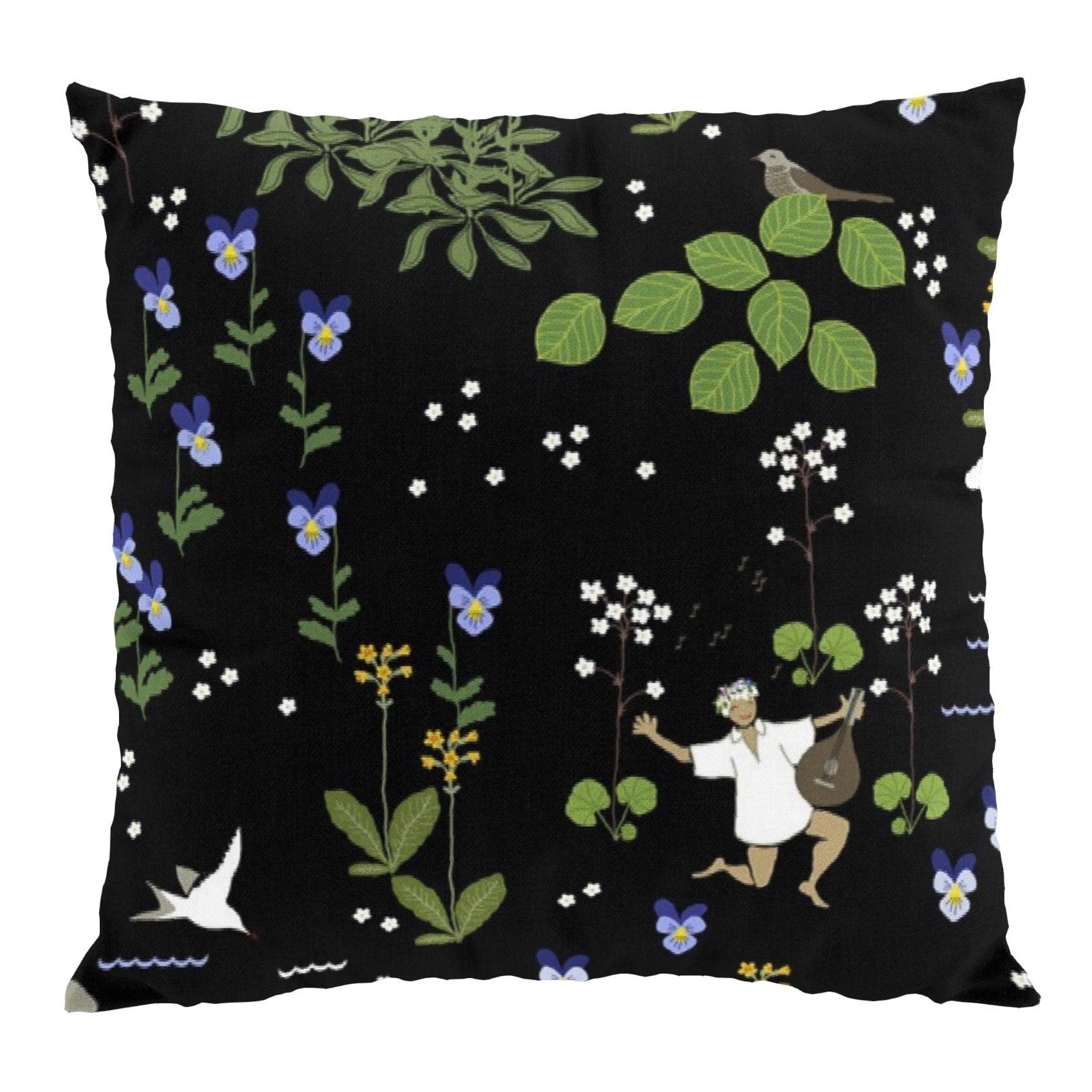 Rönnerdahl Kuddfodral 47x47 cm-Kuddfodral-Arvidssons Textil-Svart-peaceofhome.se