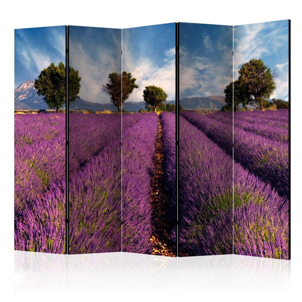 Rumsavdelare / Skärmvägg - Lavender field in Provence, France II-Rumsavdelare-Artgeist-225x172-peaceofhome.se