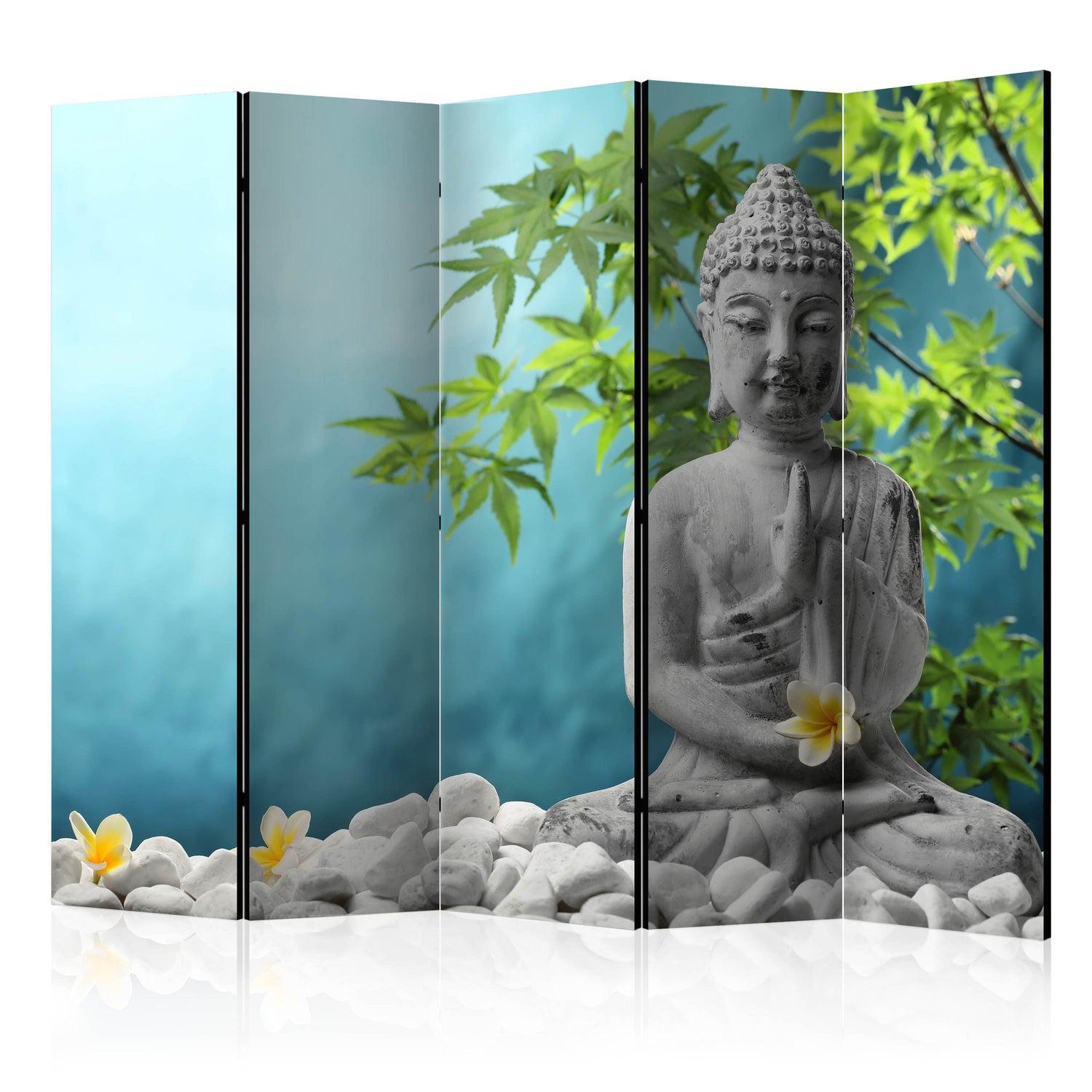 Rumsavdelare / Skärmvägg - Meditating Buddha II-Rumsavdelare-Artgeist-225x172-peaceofhome.se
