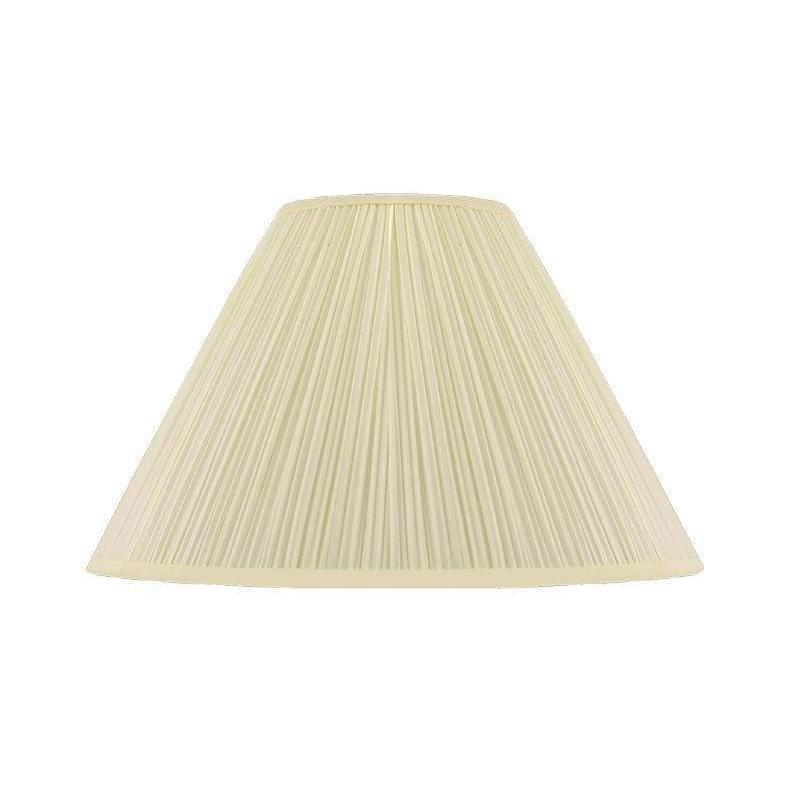 Rund plisserad lampskärm i antikvitt-Lampskärm-Mr Fredrik-peaceofhome.se