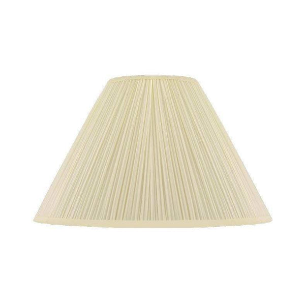 Rund plisserad lampskärm i antikvitt-Lampskärm-Mr Fredrik-peaceofhome.se