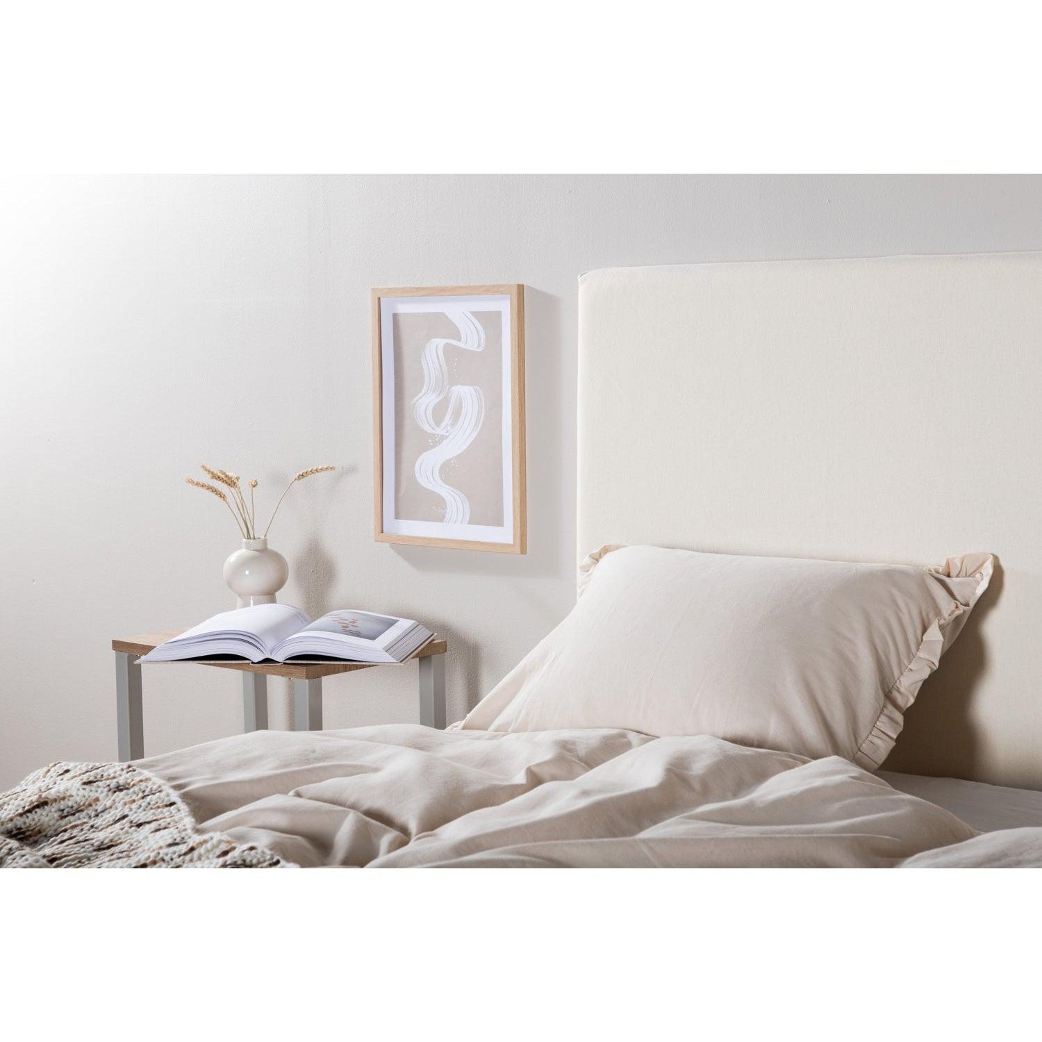 SAGA Sänggavelöverdrag 180x140 cm - Offwhite-Sänggavelöverdrag-Venture Home-peaceofhome.se