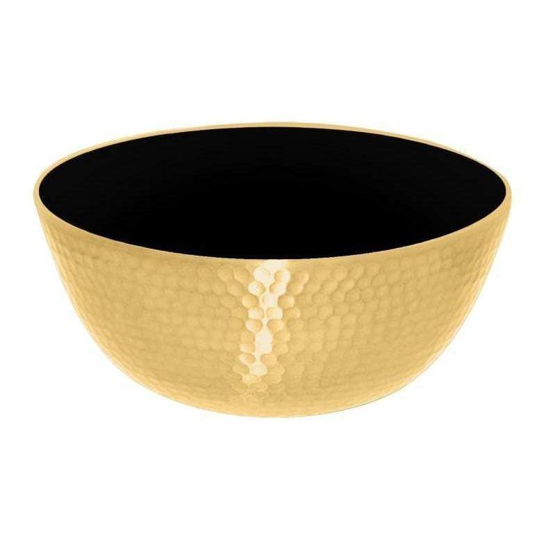 Skål i hamrad mässing med emaljerad insida-Skål-Gusums Messing-peaceofhome.se