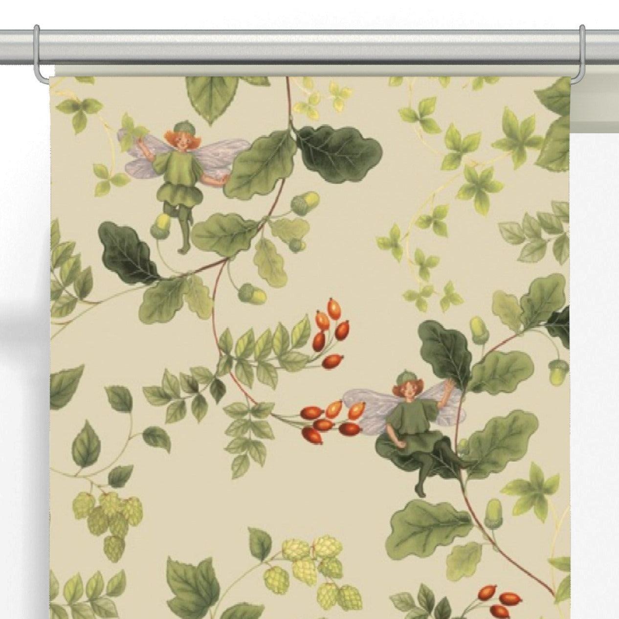 Skogsälvan Panelgardiner 2-pack-Panelgardin-Arvidssons Textil-peaceofhome.se